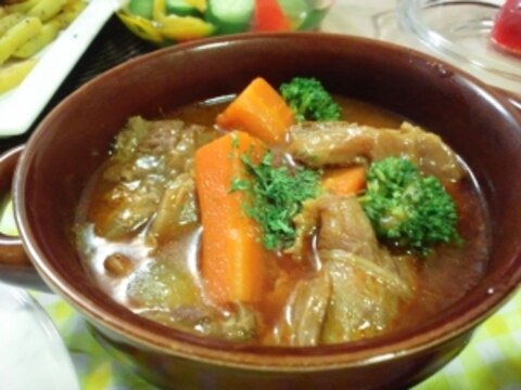 圧力鍋を使って牛すじ肉でとろとろビーフシチュー レシピ 作り方 By Sora Mimi87 楽天レシピ 圧力鍋を使って牛すじ肉でとろとろビーフシチュー レシピ 作り方 By Sora Mimi87 楽天レシピ